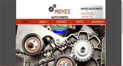 Desktop Screenshot of moyesautoparts.com